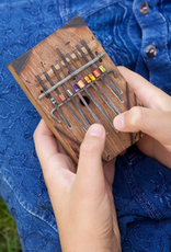 Tanzania Tanzanian Wooden Kalimba Thumb Piano 10 Note - Tanzania