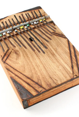 Tanzania Tanzanian Wooden Kalimba Thumb Piano 15 Note - Tanzania