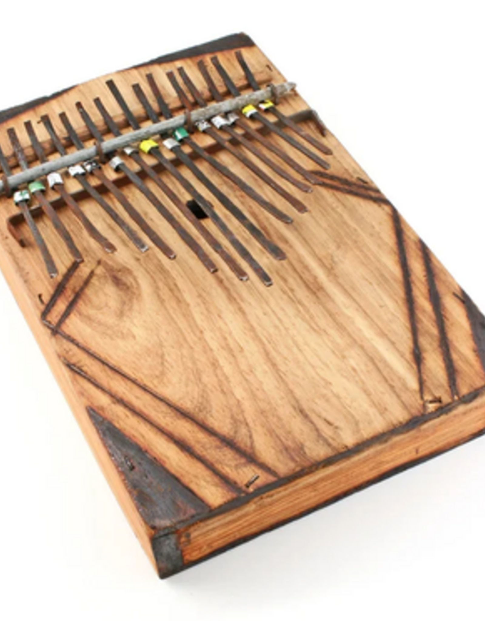 Tanzania Tanzanian Wooden Kalimba Thumb Piano 15 Note - Tanzania
