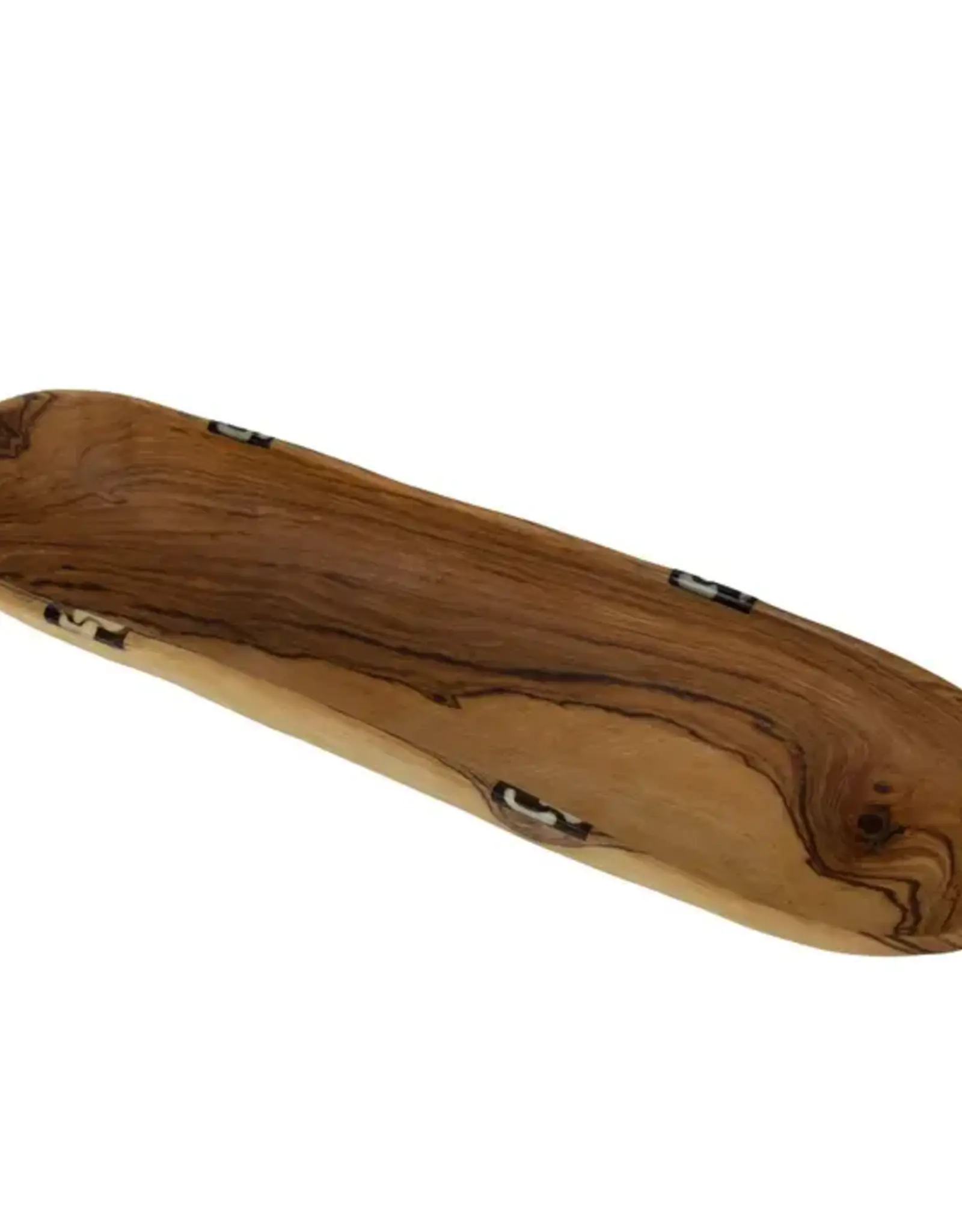 Kenya Wild Olive and Bone Baguette Tray Small - Kenya