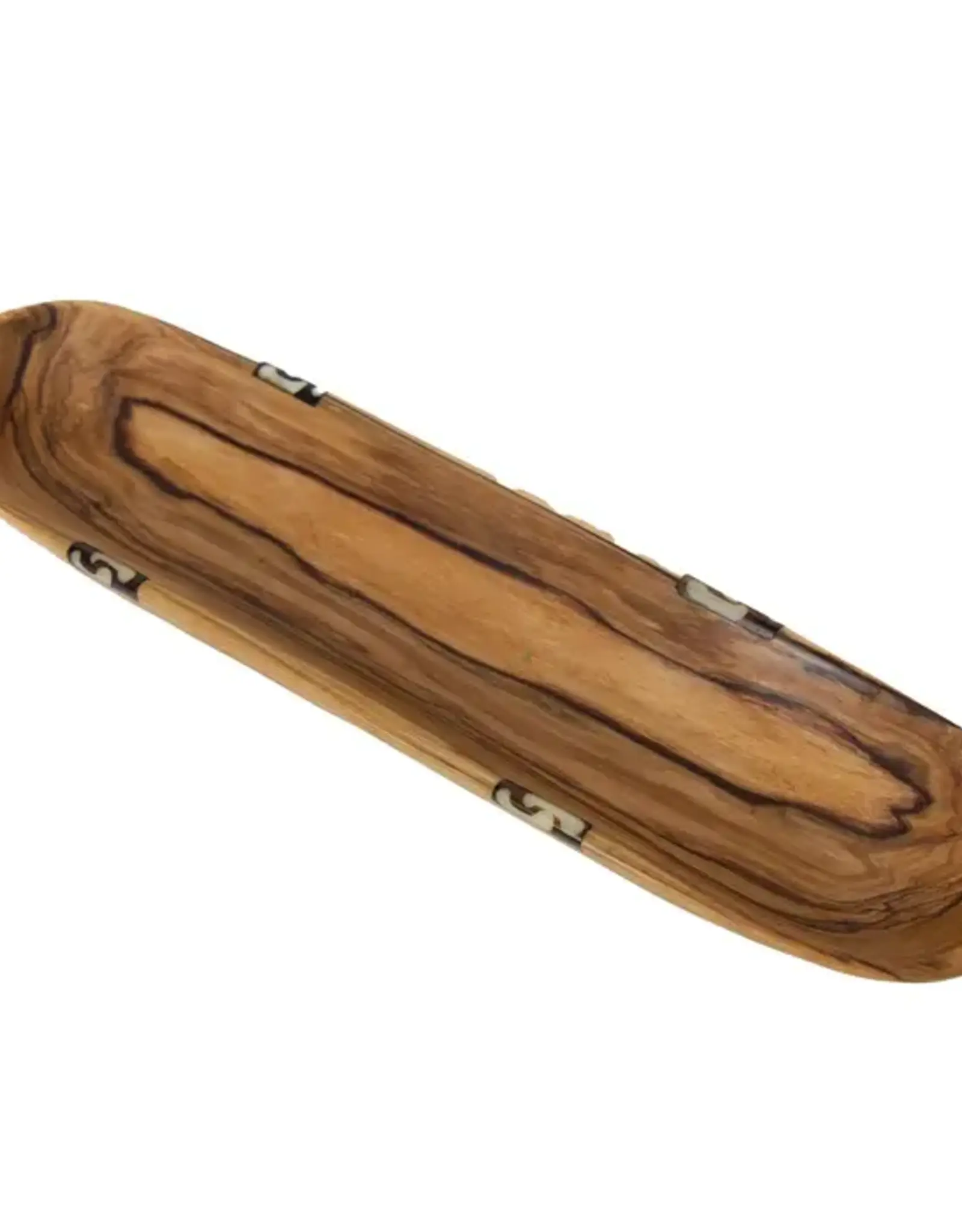 Kenya Wild Olive and Bone Baguette Tray Medium - Kenya