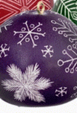 Peru Ornament Gourd Snowflake Purple - Peru