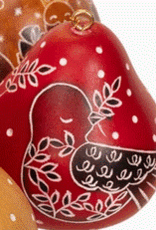 Peru Ornament Gourd Dove Red - Peru