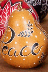 Peru Ornament Gourd Peace Gold - Peru