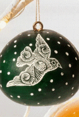 Peru Ornament Gourd Dove Green - Peru