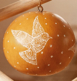 Peru Ornament Gourd Dove Gold - Peru