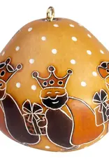 Peru Ornament Gourd Three Kings Gold - Peru