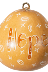 Peru Ornament Gourd Hope Gold - Peru