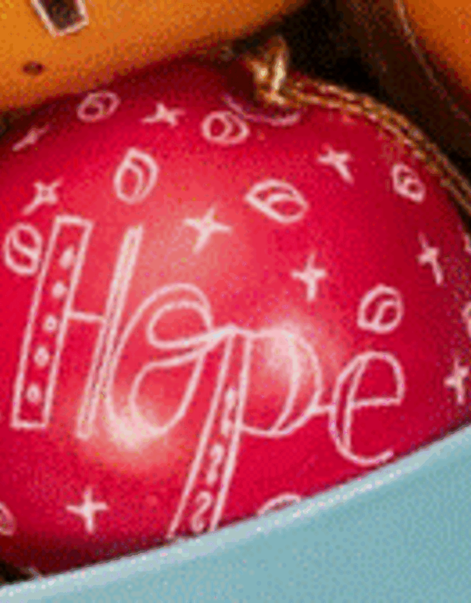 Peru Ornament Gourd Hope Red - Peru
