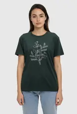 Canada T-Shirt W Autumn Flora Dark Forest Green Harbour Grey Large