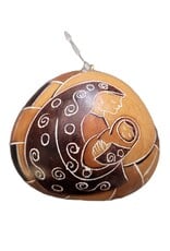 Peru Ornament Gourd Mother and Child Gold - Peru