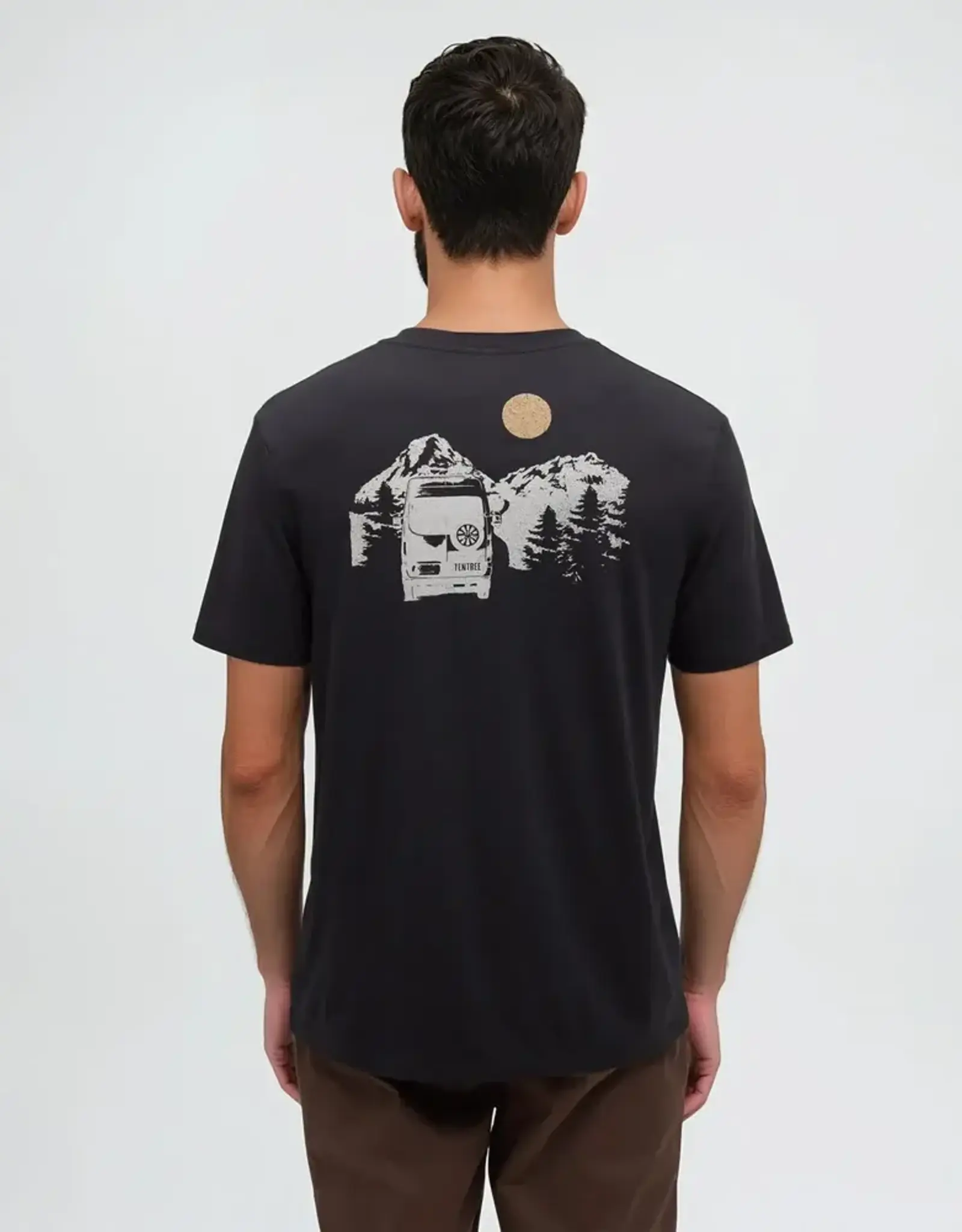 Canada T-Shirt M Mountain Pass Meteorite Black Pale Oak Large