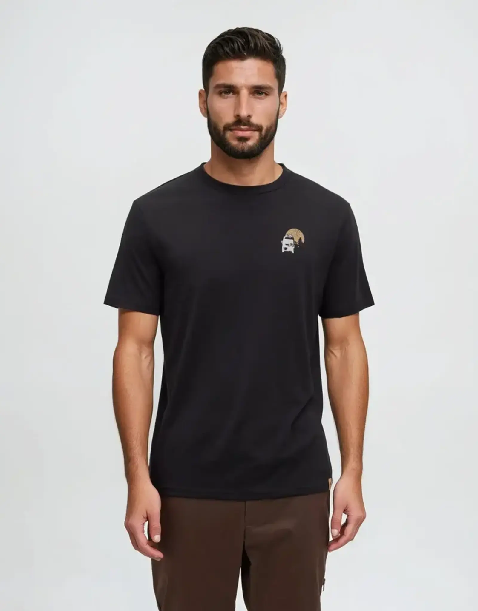 Canada T-Shirt M Mountain Pass Meteorite Black Pale Oak Large