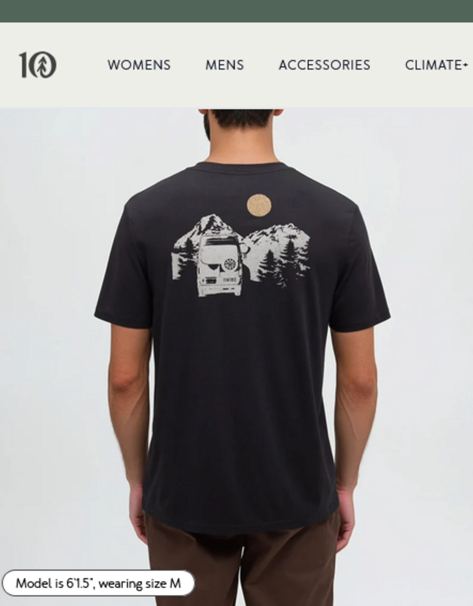 Canada T-Shirt M Mountain Pass Meteorite Black Pale Oak XX Large
