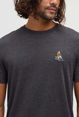 Canada T-Shirt M Sasquatch Meteorite Black Heather Smowmobile Embroided Large