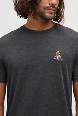 Canada T-Shirt M Sasquatch Meteorite Black Heather Smowmobile Embroided X Large