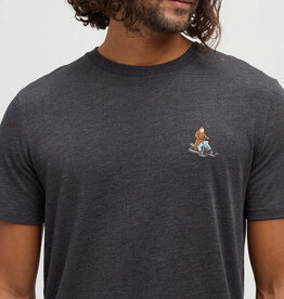 Canada T-Shirt M Sasquatch Meteorite Black Heather Smowmobile Embroided X Large