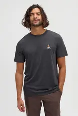 Canada T-Shirt M Sasquatch Meteorite Black Heather Smowmobile Embroided X Large