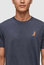 Canada T-Shirt M Sasquatch Midnight Blue Heather Football Embroided XX Large