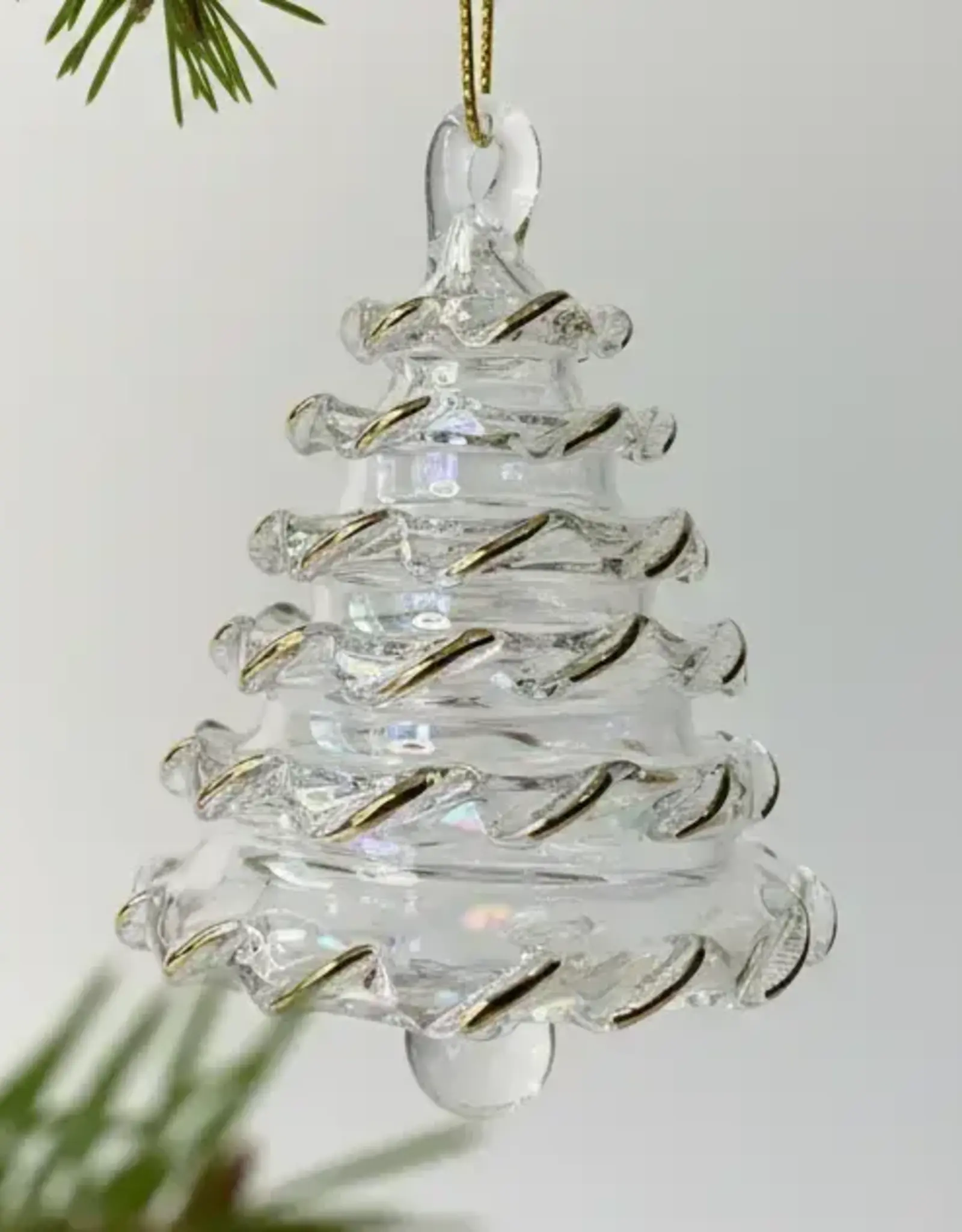 Egypt Blown Glass White Spruce Tree - Egypt