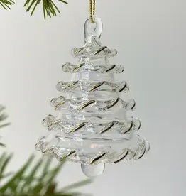 Egypt Blown Glass White Spruce Tree - Egypt
