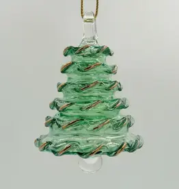 Egypt Blown Glass Green Spruce Tree - Egypt