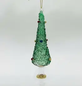 Egypt Blown Glass Green Pine Tree - Egypt