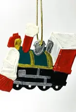 Haiti Ornament Metal Train Painted - Haiti