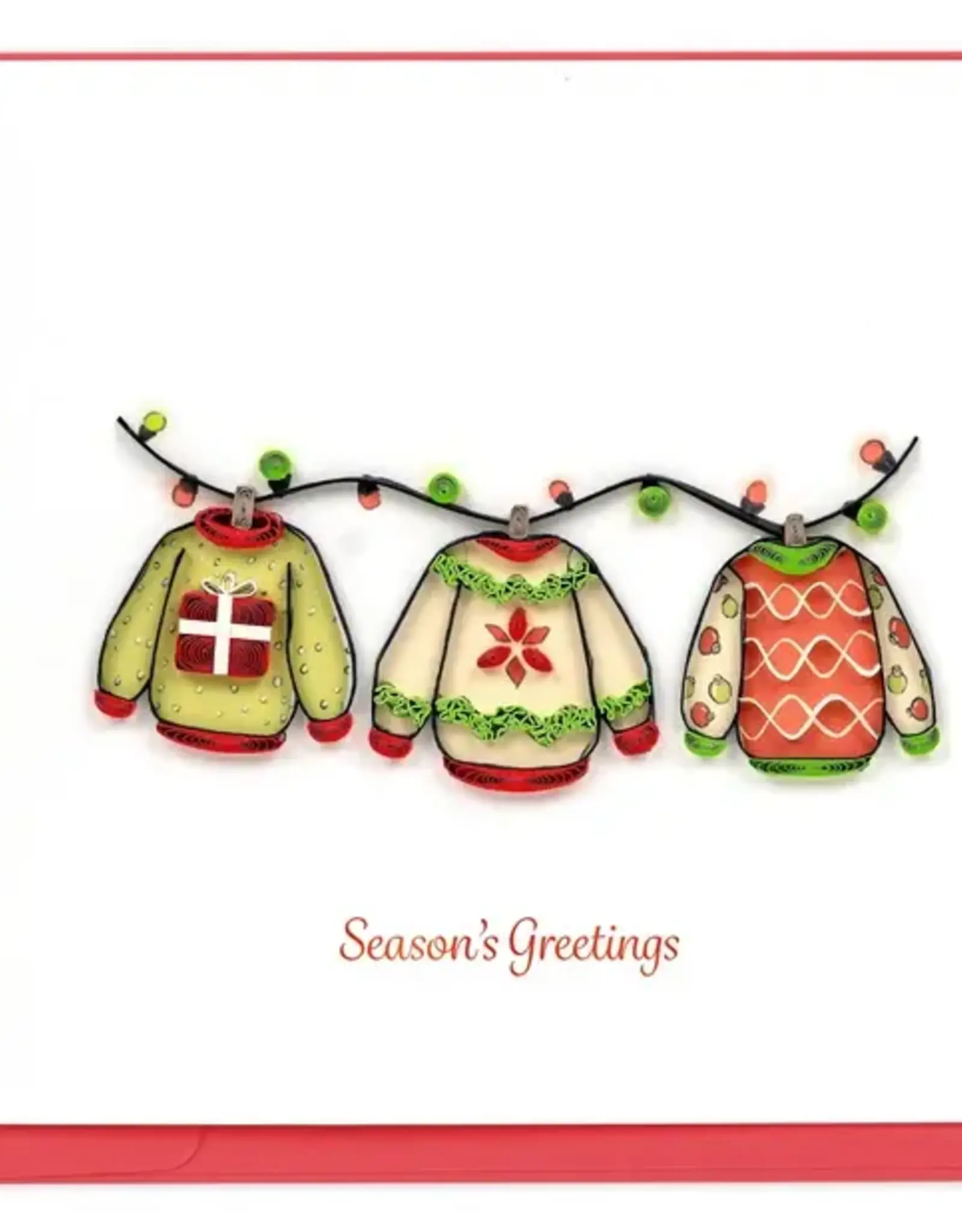 Vietnam Quilling Card Holiday Sweaters - Vietnam
