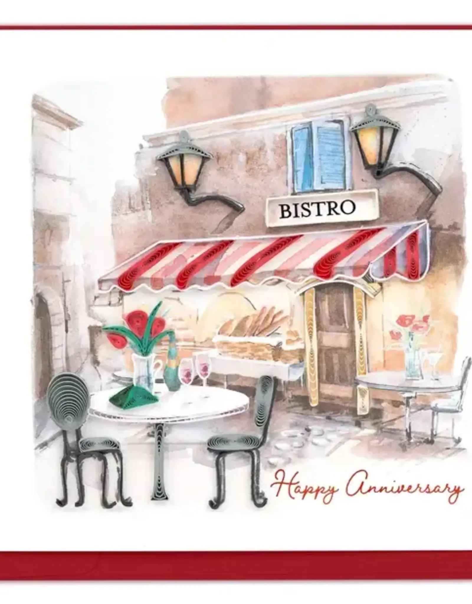 Vietnam Quilling Card Bistro Anniversary - Vietnam