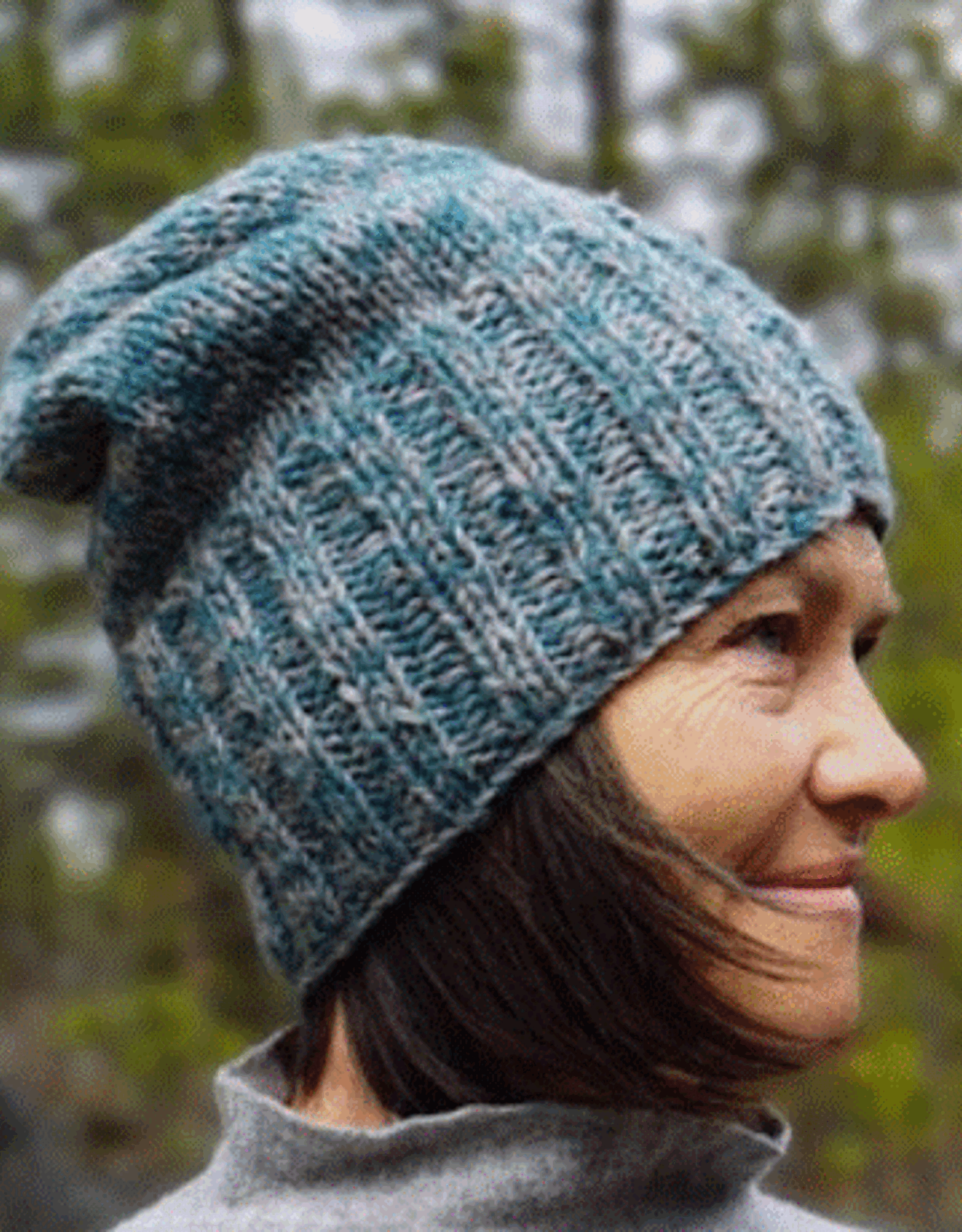 Nepal Beanie Hand Made Hemp and Wool Blend Knit Slouch Fleece Lined Assorted Colours  - Nepal