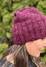Nepal Beanie Hand Made Hemp and Wool Blend Knit Slouch Fleece Lined Assorted Colours  - Nepal