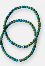 Nepal Bracelet Glass Turquoise Bead - Nepal