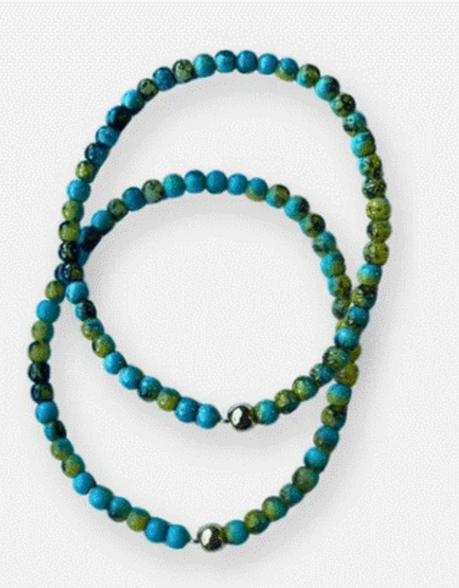 Nepal Bracelet Glass Turquoise Bead - Nepal