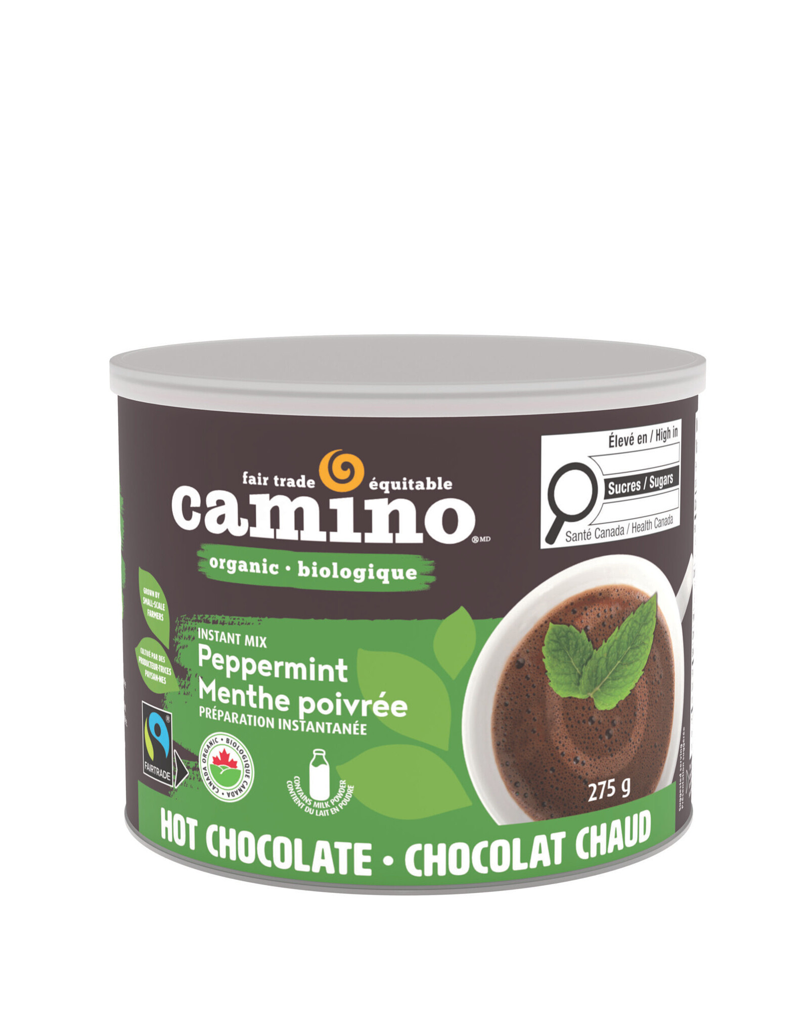 Dominican Republic Camino Organic Peppermint Hot Chocolate - Peru/Paraguay/Dominican Republic