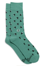 India Socks That Support Music Green  S - India