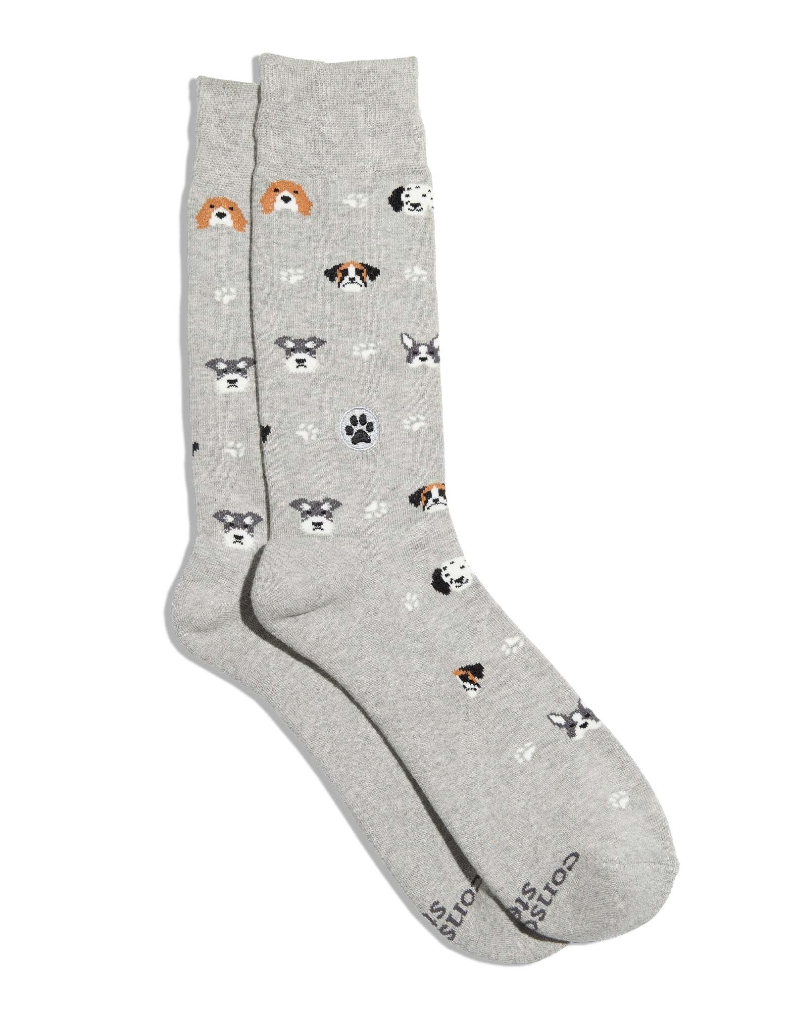 India Socks that Save Dogs Gray L - India