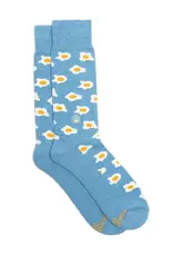 India Socks That Provide Meals Eggs Blue S - India