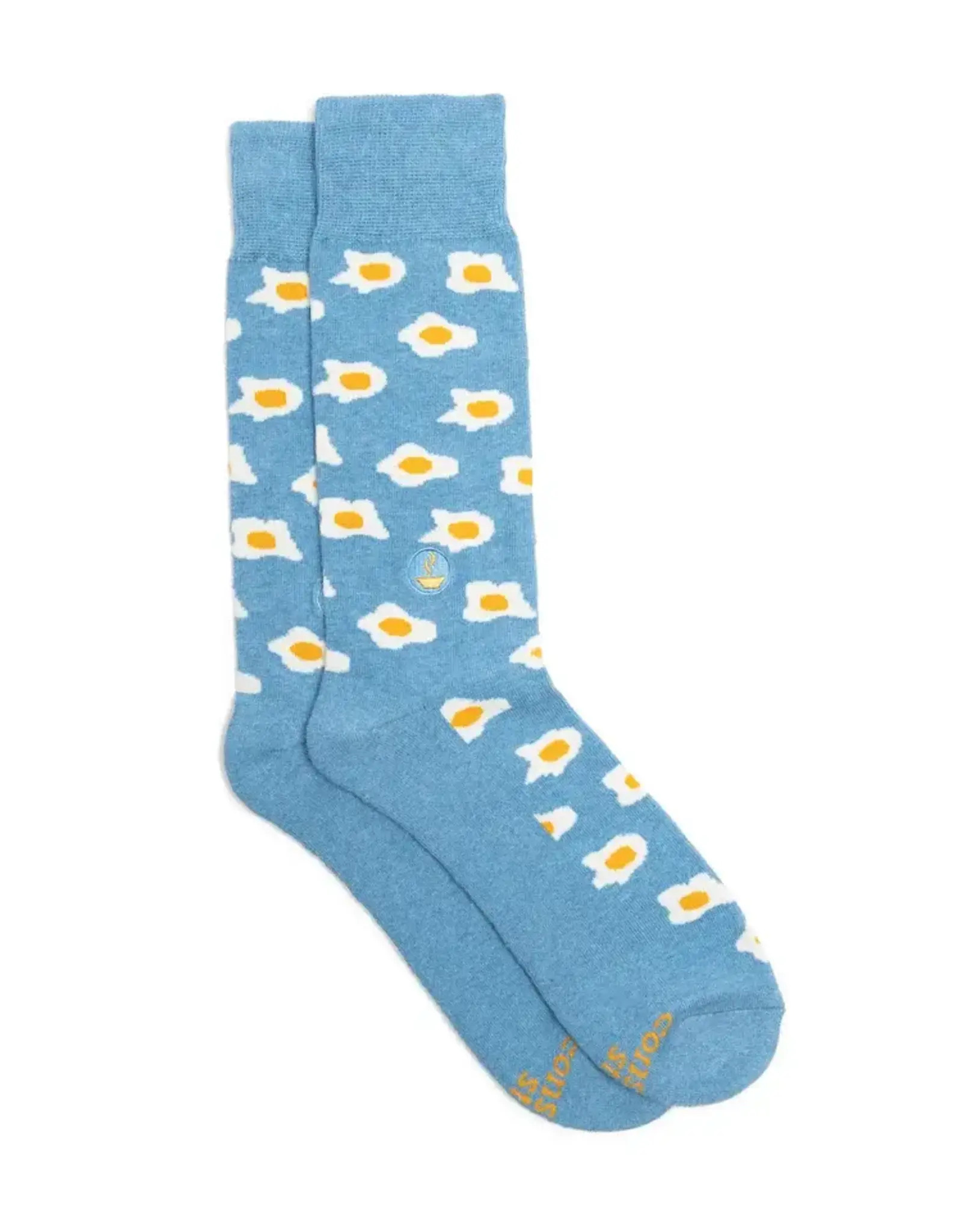 India Socks That Provide Meals Eggs Blue S - India