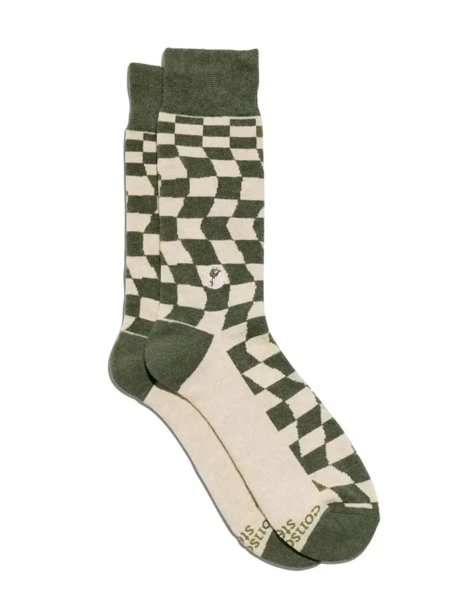 India Socks That Support Women's Equality Checkered M - India