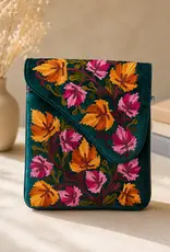 Kashmir Purse Embroidered Angular Bag  Green - Kashmir
