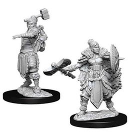 WizKids D&D NMU: W9 Female Half-Orc Barbarian