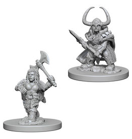 WizKids D&D Nolzur's MUM: Dwarf Female Barbarian W4