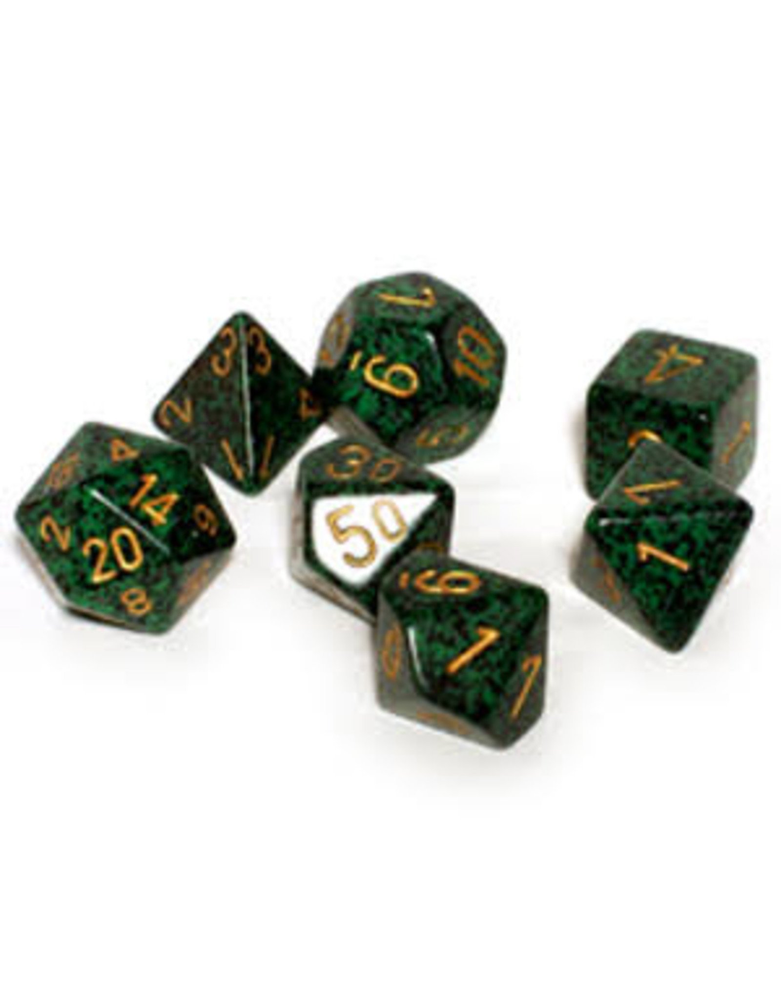 Chessex 7-Set Polyhedral Golden Recon