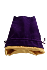 Metallic Dice Games Dice Bag: Purple Velvet 4x6