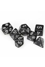 Chessex 7-Set Polyhedral Black/White