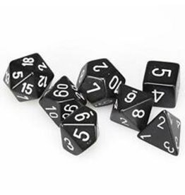 Chessex 7-SetCubeOP BKwh