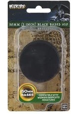 WizKids WZK DC: Black 50mm Round Base (10ct.)