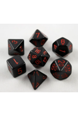 Chessex 7-Set Polyhedral Black with Red