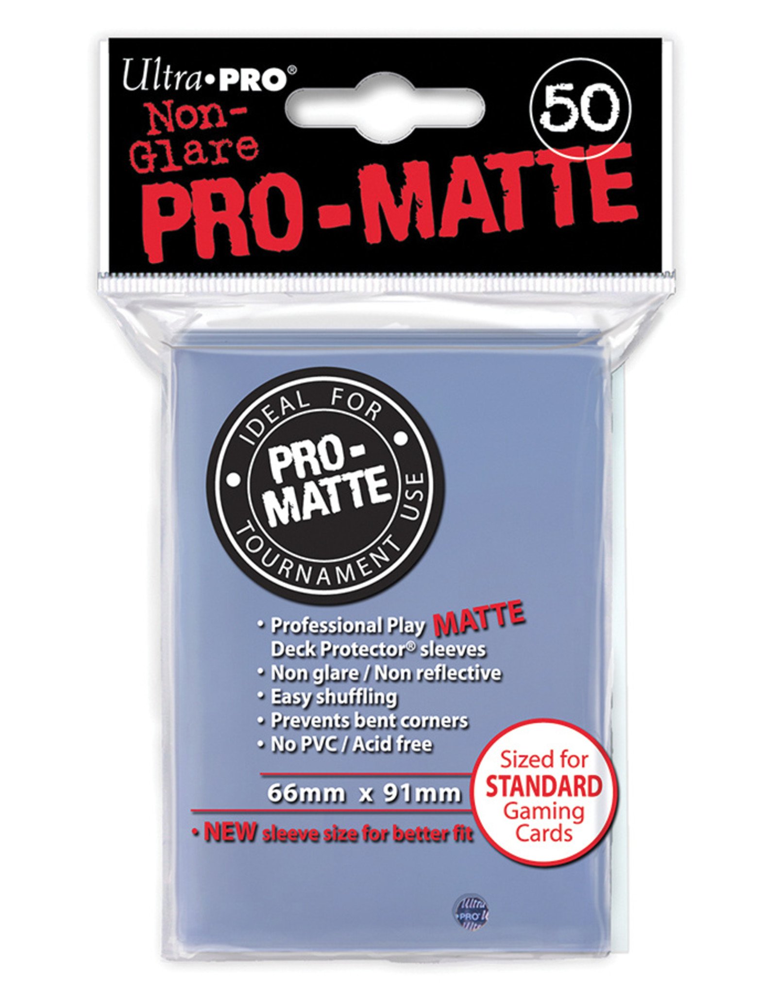 Ultra Pro Deck Protector: PRO-Matte - Clear (50std)